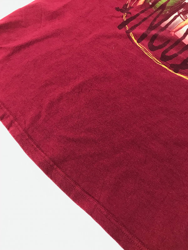 【中古品】【メンズ】 FRUITS OF THE LOOM フルーツ オブ ザ ルーム 00's INCUBUS A CROW LEFT OF THE MURDER TEE インキュバス プリント Tシャツ 146-260625-rt-15-tagh サイズ：XL カラー：レッド 万代Net店