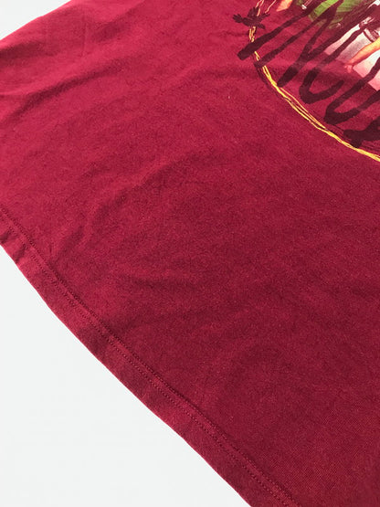 【中古品】【メンズ】 FRUITS OF THE LOOM フルーツ オブ ザ ルーム 00's INCUBUS A CROW LEFT OF THE MURDER TEE インキュバス プリント Tシャツ 146-260625-rt-15-tagh サイズ：XL カラー：レッド 万代Net店