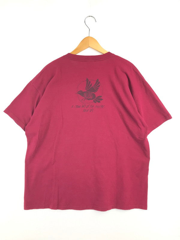 【中古品】【メンズ】 FRUITS OF THE LOOM フルーツ オブ ザ ルーム 00's INCUBUS A CROW LEFT OF THE MURDER TEE インキュバス プリント Tシャツ 146-260625-rt-15-tagh サイズ：XL カラー：レッド 万代Net店