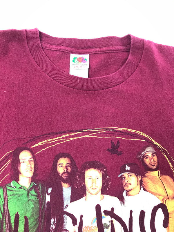 【中古品】【メンズ】 FRUITS OF THE LOOM フルーツ オブ ザ ルーム 00's INCUBUS A CROW LEFT OF THE MURDER TEE インキュバス プリント Tシャツ 146-260625-rt-15-tagh サイズ：XL カラー：レッド 万代Net店