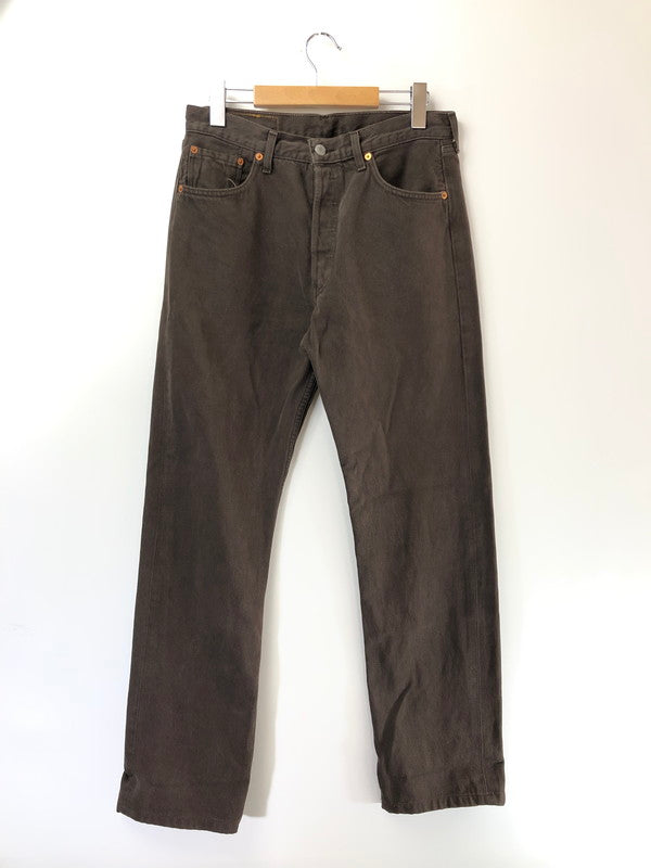 【中古品】【メンズ】 LEVI'S 90's 501 DENIM PANTS 501-0121 フランス製 97年製 刻印275 デニム パンツ ボトムス ジーンズ 157-260627-rt-29-tagh サイズ：W33 カラー：ブラウン 万代Net店