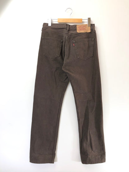 【中古品】【メンズ】 LEVI'S 90's 501 DENIM PANTS 501-0121 フランス製 97年製 刻印275 デニム パンツ ボトムス ジーンズ 157-260627-rt-29-tagh サイズ：W33 カラー：ブラウン 万代Net店