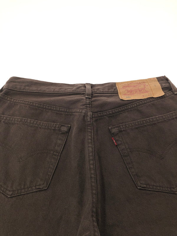 【中古品】【メンズ】 LEVI'S 90's 501 DENIM PANTS 501-0121 フランス製 97年製 刻印275 デニム パンツ ボトムス ジーンズ 157-260627-rt-29-tagh サイズ：W33 カラー：ブラウン 万代Net店
