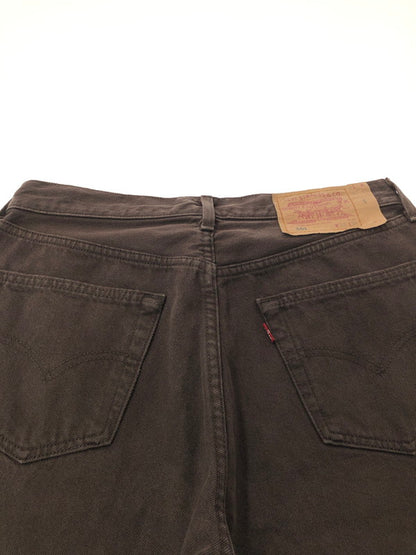 【中古品】【メンズ】 LEVI'S 90's 501 DENIM PANTS 501-0121 フランス製 97年製 刻印275 デニム パンツ ボトムス ジーンズ 157-260627-rt-29-tagh サイズ：W33 カラー：ブラウン 万代Net店