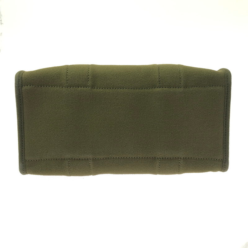 【中古品】【レディース】 COACH コーチ F2557 2WAY CARGO TOTE BAG CANVAS ツーウェイ カーゴ トート バッグ キャンバス 鞄 カバン 180-260704-ty-08-tagh カラー：カーキ 万代Net店