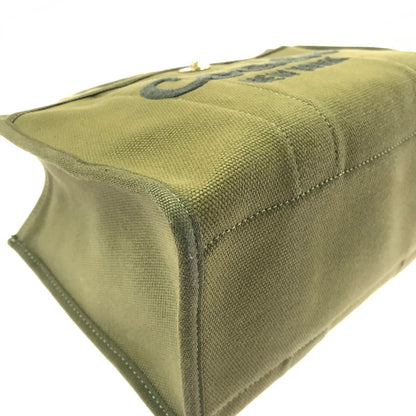 【中古品】【レディース】 COACH コーチ F2557 2WAY CARGO TOTE BAG CANVAS ツーウェイ カーゴ トート バッグ キャンバス 鞄 カバン 180-260704-ty-08-tagh カラー：カーキ 万代Net店