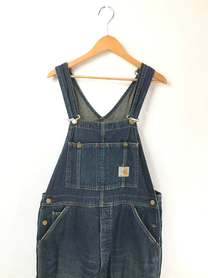 【中古品】【メンズ】 CARHARTT カーハート × EDWIN エドウィン 1889-1989 100 YEARS DENIM OVERALLS 0188 デニム オーバーオール 日本製 157-260709-rt-09-tag サイズ：34×34 カラー：インディゴ 万代Net店