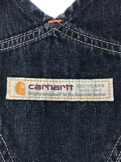 【中古品】【メンズ】 CARHARTT カーハート × EDWIN エドウィン 1889-1989 100 YEARS DENIM OVERALLS 0188 デニム オーバーオール 日本製 157-260709-rt-09-tag サイズ：34×34 カラー：インディゴ 万代Net店