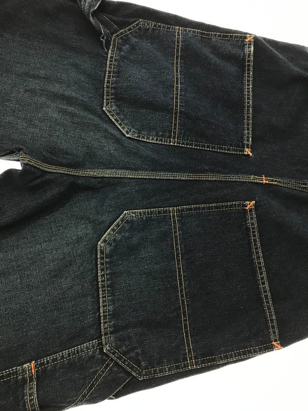 【中古品】【メンズ】 CARHARTT カーハート × EDWIN エドウィン 1889-1989 100 YEARS DENIM OVERALLS 0188 デニム オーバーオール 日本製 157-260709-rt-09-tag サイズ：34×34 カラー：インディゴ 万代Net店