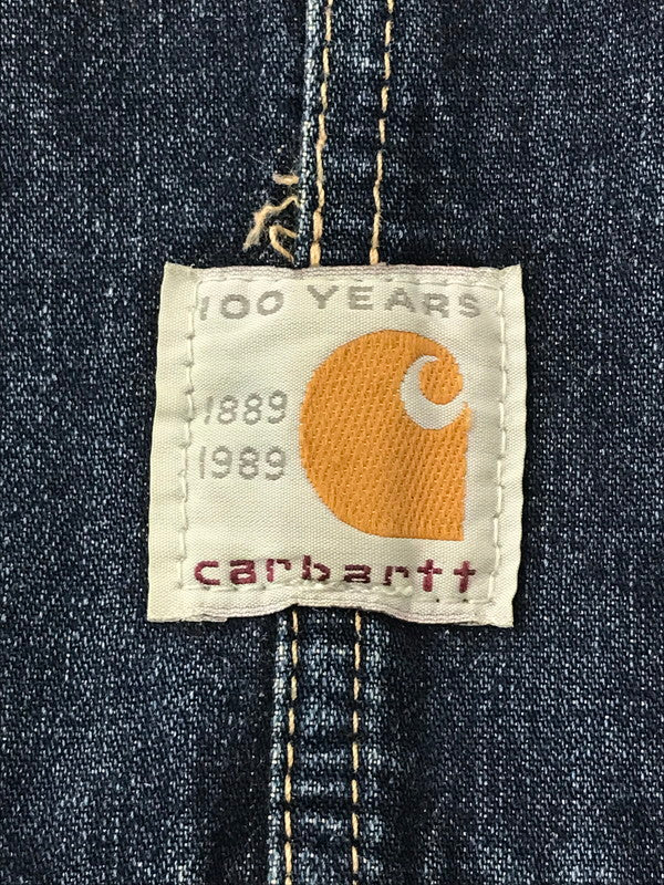 【中古品】【メンズ】 CARHARTT カーハート × EDWIN エドウィン 1889-1989 100 YEARS DENIM OVERALLS 0188 デニム オーバーオール 日本製 157-260709-rt-09-tag サイズ：34×34 カラー：インディゴ 万代Net店