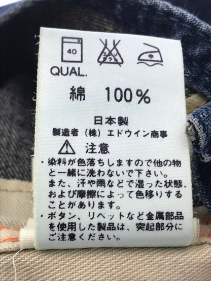 【中古品】【メンズ】 CARHARTT カーハート × EDWIN エドウィン 1889-1989 100 YEARS DENIM OVERALLS 0188 デニム オーバーオール 日本製 157-260709-rt-09-tag サイズ：34×34 カラー：インディゴ 万代Net店