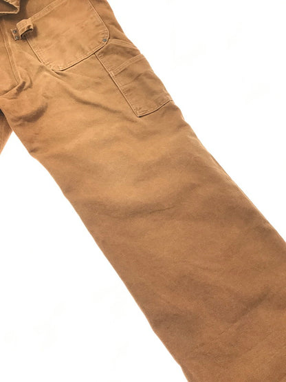 【中古品】【メンズ】 CARHARTT カーハート DUCK DOUBLE KNEE OVERALLS ダブルニー オーバーオール 157-260709-rt-10-tag サイズ：不明 下記参照 カラー：ブラウン 万代Net店