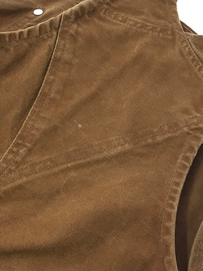 【中古品】【メンズ】 CARHARTT カーハート DUCK DOUBLE KNEE OVERALLS ダブルニー オーバーオール 157-260709-rt-10-tag サイズ：不明 下記参照 カラー：ブラウン 万代Net店