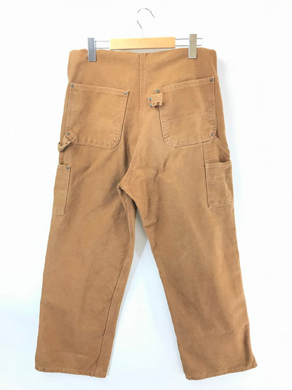 【中古品】【メンズ】 CARHARTT カーハート DUCK DOUBLE KNEE OVERALLS ダブルニー オーバーオール 157-260709-rt-10-tag サイズ：不明 下記参照 カラー：ブラウン 万代Net店