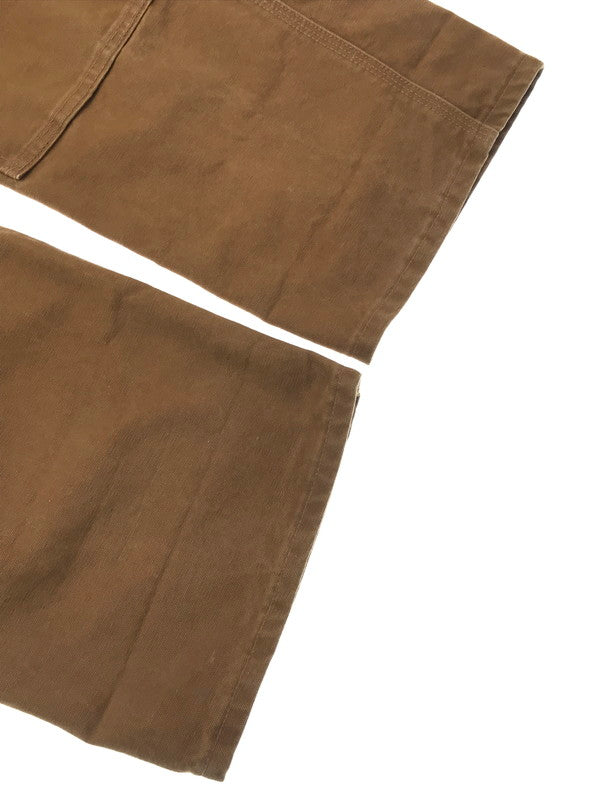 【中古品】【メンズ】 CARHARTT カーハート DUCK DOUBLE KNEE OVERALLS ダブルニー オーバーオール 157-260709-rt-10-tag サイズ：不明 下記参照 カラー：ブラウン 万代Net店