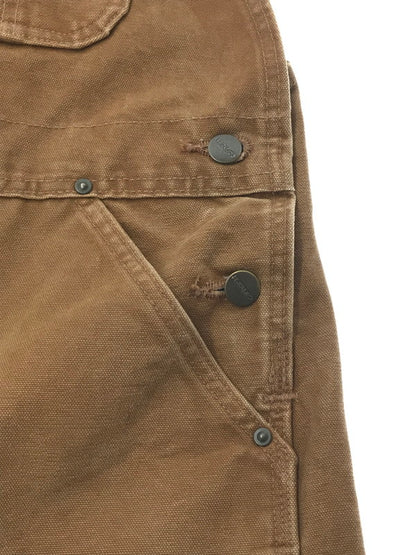 【中古品】【メンズ】 CARHARTT カーハート DUCK DOUBLE KNEE OVERALLS ダブルニー オーバーオール 157-260709-rt-10-tag サイズ：不明 下記参照 カラー：ブラウン 万代Net店