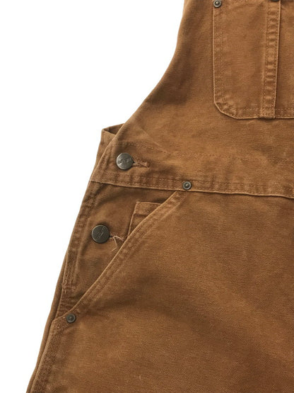 【中古品】【メンズ】 CARHARTT カーハート DUCK DOUBLE KNEE OVERALLS ダブルニー オーバーオール 157-260709-rt-10-tag サイズ：不明 下記参照 カラー：ブラウン 万代Net店