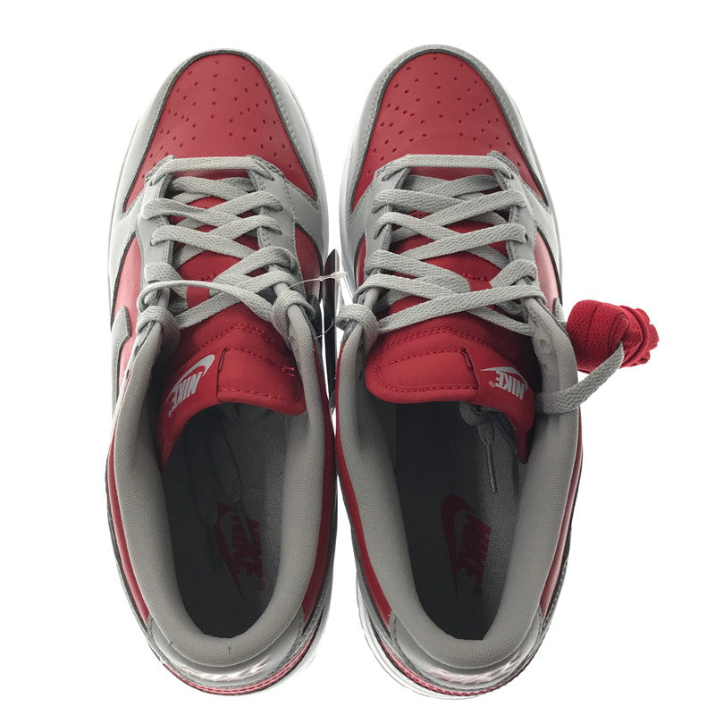 【中古美品】【メンズ】 NIKE ナイキ DUNK LOW QS FQ6965-600 ダンク ロー スニーカー 靴 160-260616-na-18-tagh サイズ：28cm US 10 カラー：VARSITY RED/SILVER-WHITE 万代Net店