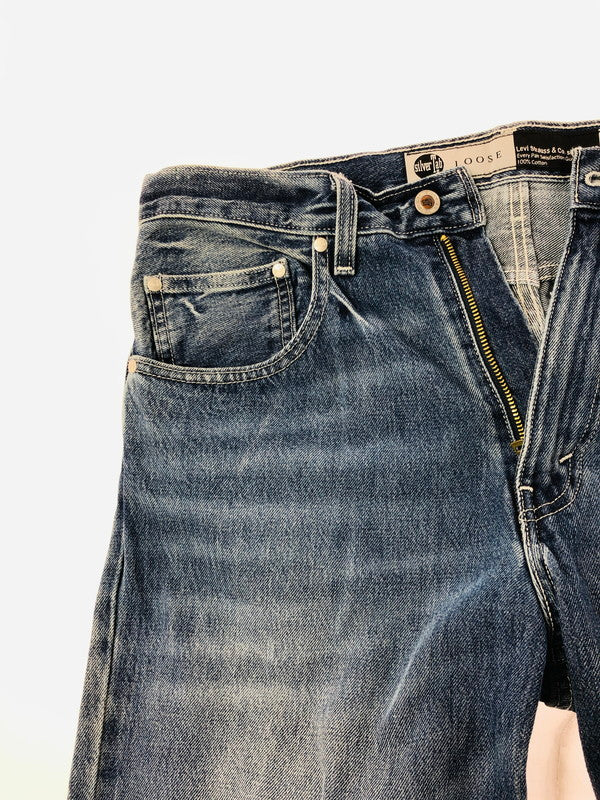 【中古品】【メンズ】 LEVI'S リーバイス SILVER TAB シルバータブ LOOSE FIT DENIM PANTS ルーズフィット デニムパンツ ジーンズ ボトムス 158-260703-YY-09-tagh サイズ：W34 カラー：ブルー 万代Net店