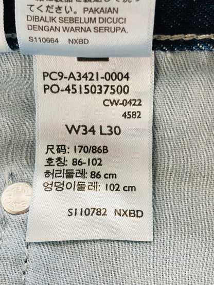 【中古品】【メンズ】 LEVI'S リーバイス SILVER TAB シルバータブ LOOSE FIT DENIM PANTS ルーズフィット デニムパンツ ジーンズ ボトムス 158-260703-YY-09-tagh サイズ：W34 カラー：ブルー 万代Net店