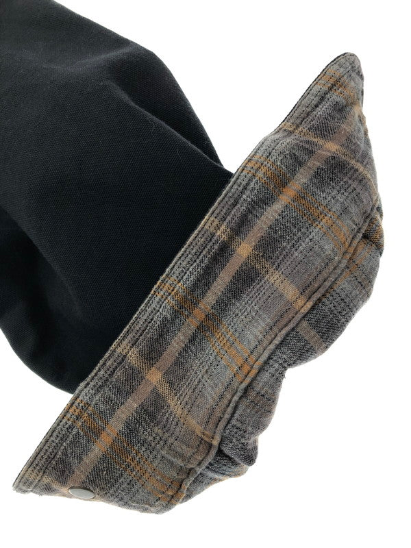 【中古品】【メンズ】 CARHARTT カーハート CANVAS PLAID FLANNEL LINER SHIRT JACKET S296 BLK キャンバス プラッド フランネル ライナー シャツジャケット 146-260628-rt-07-tagh カラー：ブラック 万代Net店