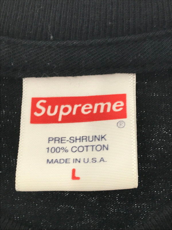 【中古品】【メンズ】 SUPREME シュプリーム 20SS SHOP TEE ショップ Tシャツ 半袖Tシャツ トップス 149-260701-rt-05-tag サイズ：L カラー：ブラック 万代Net店