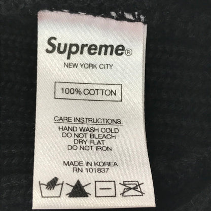【中古品】【メンズ】 SUPREME シュプリーム SMALL BOX LOGO BEANIE スモール ボックス ロゴ ビーニー ニット帽 帽子 185-260704-na-01-tagh カラー：ブラック 万代Net店