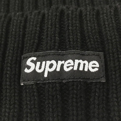 【中古品】【メンズ】 SUPREME シュプリーム SMALL BOX LOGO BEANIE スモール ボックス ロゴ ビーニー ニット帽 帽子 185-260704-na-01-tagh カラー：ブラック 万代Net店