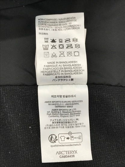 【中古品】【メンズ】 ARC'TERYX アークテリクス ATOM HOODY X000007487 アトム フーディ アウター 144-260621-na-11-tagh サイズ：S カラー：ブラック 万代Net店
