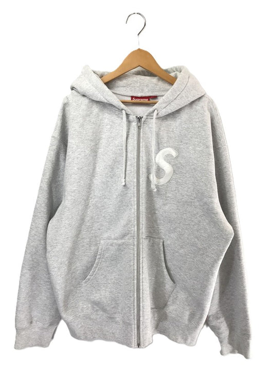 【中古品】【メンズ】 SUPREME シュプリーム 24AW S LOGO ZIP UP HOODED SWEATSHIRT ロゴ ジップ アップ フーデッド スウェットシャツ パーカー トップス 149-260701-rt-16-tag サイズ：XL カラー：グレー 万代Net店