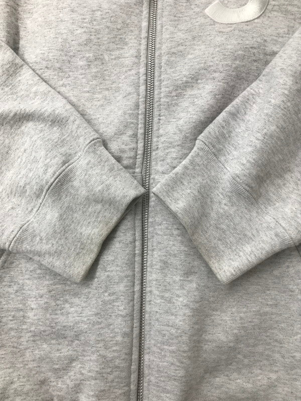 【中古品】【メンズ】 SUPREME シュプリーム 24AW S LOGO ZIP UP HOODED SWEATSHIRT ロゴ ジップ アップ フーデッド スウェットシャツ パーカー トップス 149-260701-rt-16-tag サイズ：XL カラー：グレー 万代Net店
