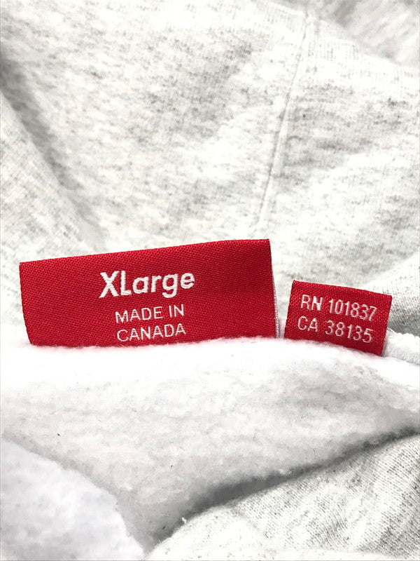 【中古品】【メンズ】 SUPREME シュプリーム 24AW S LOGO ZIP UP HOODED SWEATSHIRT ロゴ ジップ アップ フーデッド スウェットシャツ パーカー トップス 149-260701-rt-16-tag サイズ：XL カラー：グレー 万代Net店