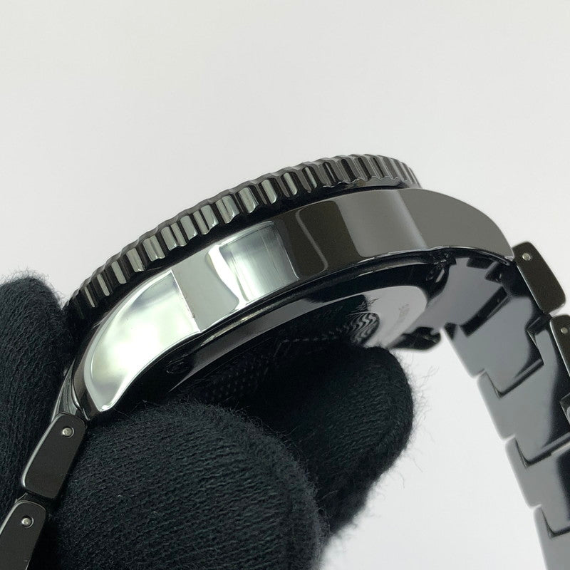 【中古品】【メンズ】 EMPORIO ARMANI エンポリオ アルマーニ CERAMICA CHRONOGRAPH AR-70010 クロノグラフ クォーツ 腕時計 余りコマ3個 197-260701-na-14-tagh カラー：ブラック 万代Net店