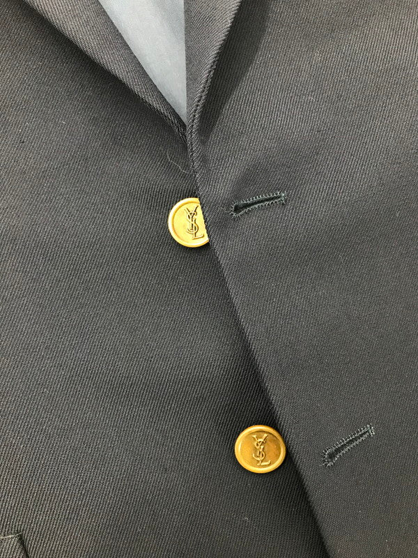 【現状渡し品】【メンズ】 OLD YVES SAINT LAURENT オールド イヴサンローラン フランス製 80S-90S TAILORED JACKET テーラードジャケット アウター 141-260803-ki-06-tagh サイズ：不明 カラー：ネイビー 万代Net店