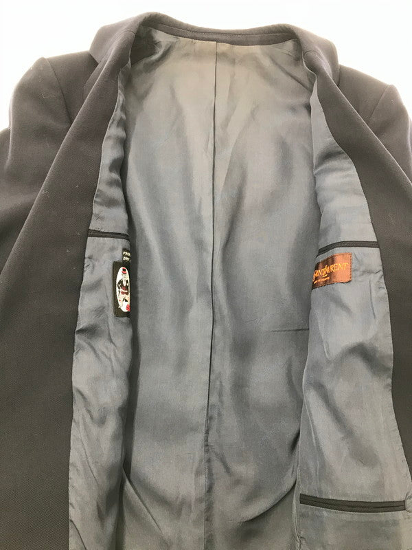 【現状渡し品】【メンズ】 OLD YVES SAINT LAURENT オールド イヴサンローラン フランス製 80S-90S TAILORED JACKET テーラードジャケット アウター 141-260803-ki-06-tagh サイズ：不明 カラー：ネイビー 万代Net店