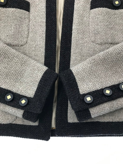【中古品】【レディース】 CHANEL BOUTIQUE シャネル ブティック 96A WOOL JACKET B0761 ウール ジャケット フランス製 ライトアウター 183-260621-rt-06-tagh サイズ：36 カラー：ベージュ 万代Net店