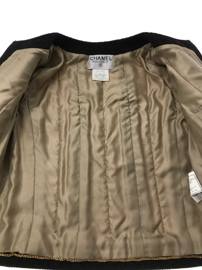【中古品】【レディース】 CHANEL BOUTIQUE シャネル ブティック 96A WOOL JACKET B0761 ウール ジャケット フランス製 ライトアウター 183-260621-rt-06-tagh サイズ：36 カラー：ベージュ 万代Net店