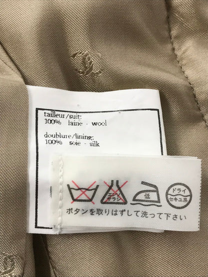 【中古品】【レディース】 CHANEL BOUTIQUE シャネル ブティック 96A WOOL JACKET B0761 ウール ジャケット フランス製 ライトアウター 183-260621-rt-06-tagh サイズ：36 カラー：ベージュ 万代Net店