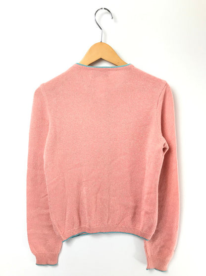 【中古品】【レディース】 GIANNI VERSACE ジャンニ・ヴェルサーチ KNIT CARDIGAN ニット カーディガン イタリア製 トップス 168-260621-rt-04-tagh サイズ：42 カラー：ピンク 万代Net店