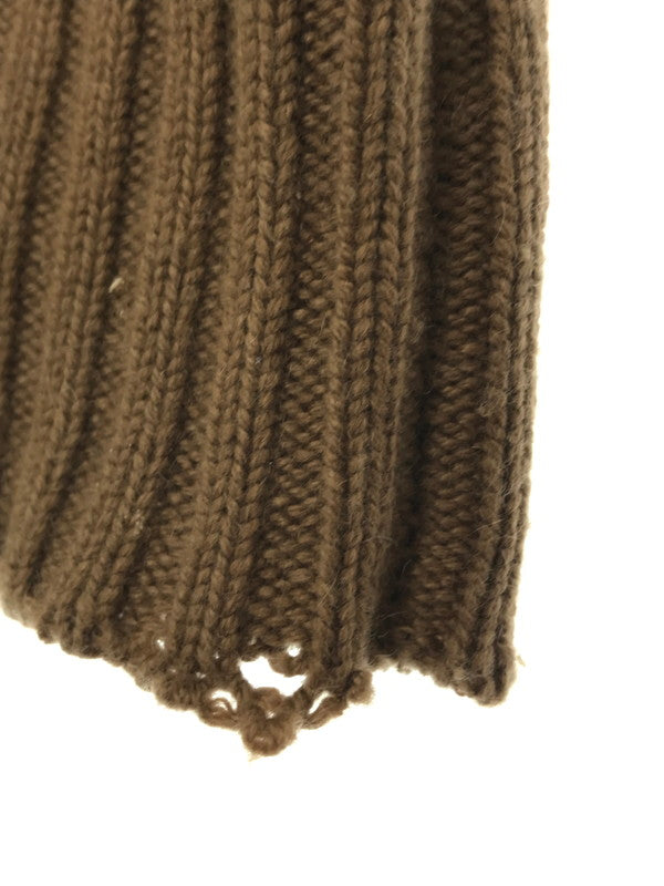 【中古品】【レディース】 CELINE セリーヌ CASHMERE KNIT SWEATER F024318L イタリア製 フィービー期 カシミヤ ニットセーター トップス 183-260621-rt-02-tagh サイズ：S カラー：ブラウン 万代Net店