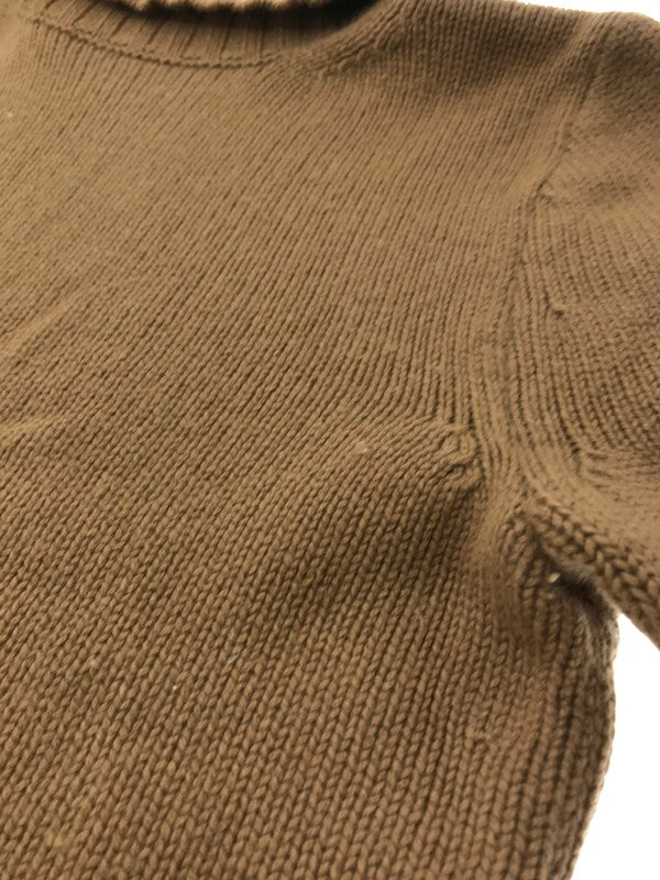 【中古品】【レディース】 CELINE セリーヌ CASHMERE KNIT SWEATER F024318L イタリア製 フィービー期 カシミヤ ニットセーター トップス 183-260621-rt-02-tagh サイズ：S カラー：ブラウン 万代Net店
