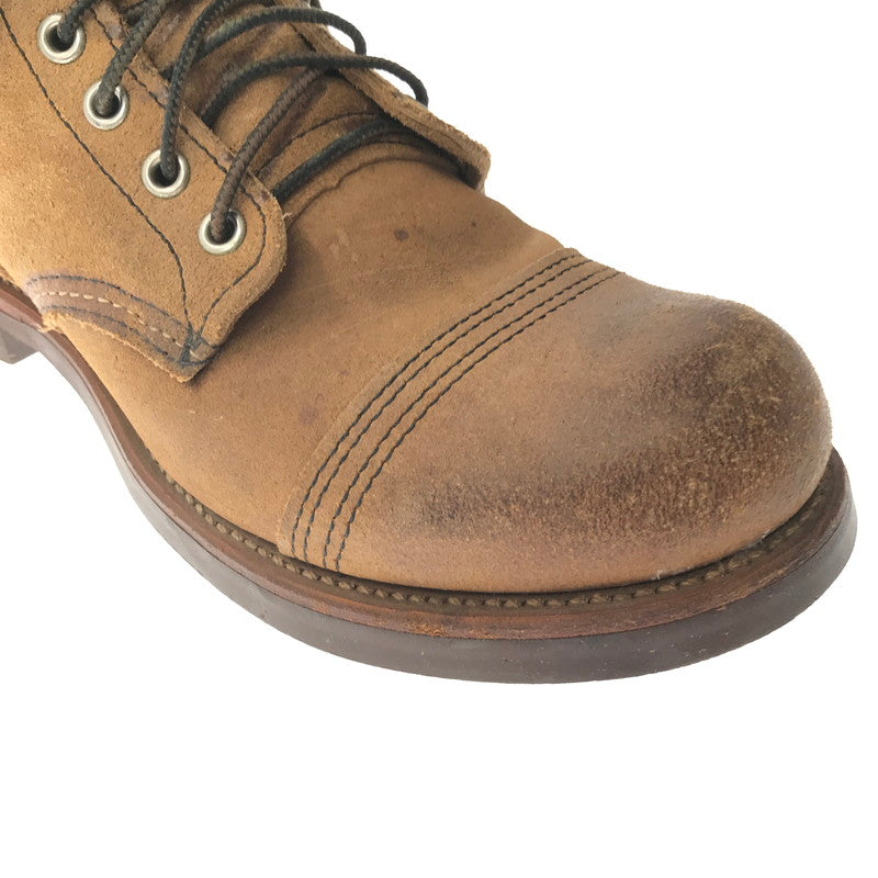 【中古品】【メンズ】 REDWING レッドウィング IRON RANGE BOOTS HAWTHORNE MULESKINNER 8113 アイアン レンジ USA製 10年製 靴 164-260620-rt-14-tagh サイズ：7D カラー：ブラウン 万代Net店