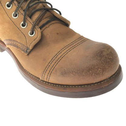 【中古品】【メンズ】 REDWING レッドウィング IRON RANGE BOOTS HAWTHORNE MULESKINNER 8113 アイアン レンジ USA製 10年製 靴 164-260620-rt-14-tagh サイズ：7D カラー：ブラウン 万代Net店