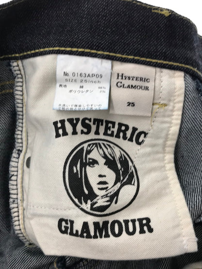 【中古美品】【レディース】 HYSTERIC GLAMOUR ヒステリック グラマーSKINNY DENIM PANTS 0163AP09 スキニー デニム パンツ ボトムス 168-260621-rt-09-tagh サイズ：25 カラー：インディゴ 万代Net店
