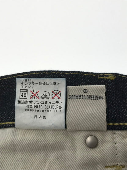 【中古美品】【レディース】 HYSTERIC GLAMOUR ヒステリック グラマーSKINNY DENIM PANTS 0163AP09 スキニー デニム パンツ ボトムス 168-260621-rt-09-tagh サイズ：25 カラー：インディゴ 万代Net店