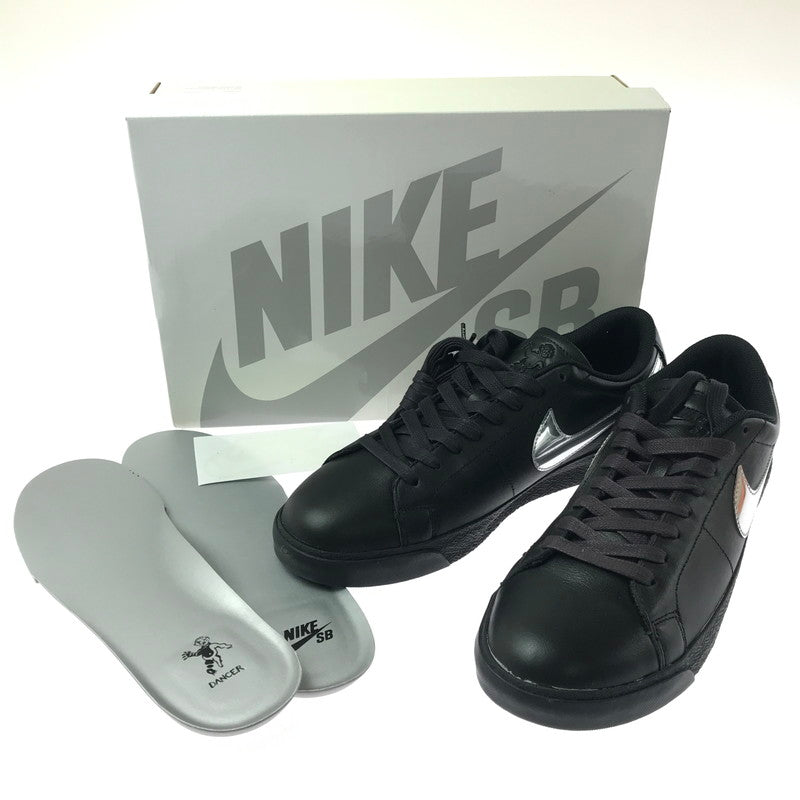 【中古品】【メンズ】 NIKE SB ナイキ エスビー × DANCER SKATEBOARDS ダンサー スケートボード ZOOM BLAZER LOW QS HJ6703-001 ズーム ブレザー ロー スニーカー 靴 160-260622-na-01-tagh サイズ：29cm US 11 カラー：BLACK/METALLIC SILVER-BLACK 万代Net店