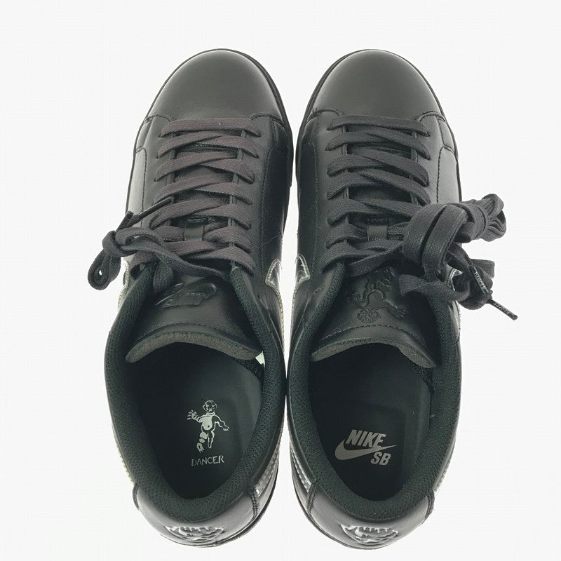 【中古品】【メンズ】 NIKE SB ナイキ エスビー × DANCER SKATEBOARDS ダンサー スケートボード ZOOM BLAZER LOW QS HJ6703-001 ズーム ブレザー ロー スニーカー 靴 160-260622-na-01-tagh サイズ：29cm US 11 カラー：BLACK/METALLIC SILVER-BLACK 万代Net店