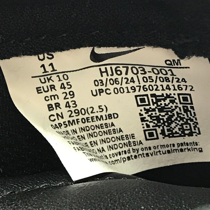 【中古品】【メンズ】 NIKE SB ナイキ エスビー × DANCER SKATEBOARDS ダンサー スケートボード ZOOM BLAZER LOW QS HJ6703-001 ズーム ブレザー ロー スニーカー 靴 160-260622-na-01-tagh サイズ：29cm US 11 カラー：BLACK/METALLIC SILVER-BLACK 万代Net店
