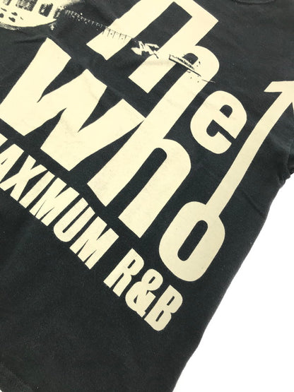 【中古品】【メンズ】 USED ユーズド THE WHO MAXIMUM R&B SS TEE ザ フー マキシマム R&B ショート スリーブ Tシャツ トップス 146-260625-rt-14-tagh サイズ：不明 下記参照 カラー：ブラック 万代Net店