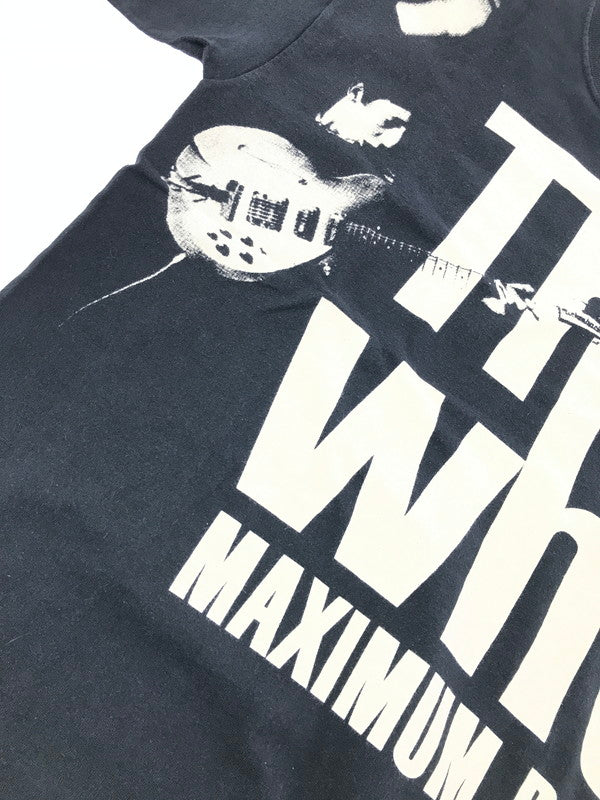 【中古品】【メンズ】 USED ユーズド THE WHO MAXIMUM R&B SS TEE ザ フー マキシマム R&B ショート スリーブ Tシャツ トップス 146-260625-rt-14-tagh サイズ：不明 下記参照 カラー：ブラック 万代Net店